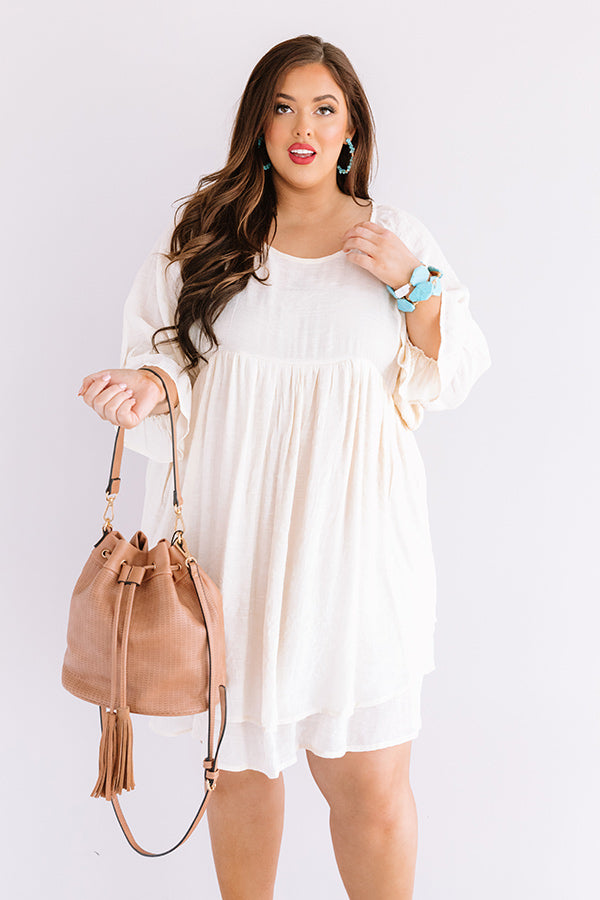 Sand And Sippin' Babydoll Dress Curves Image - 1