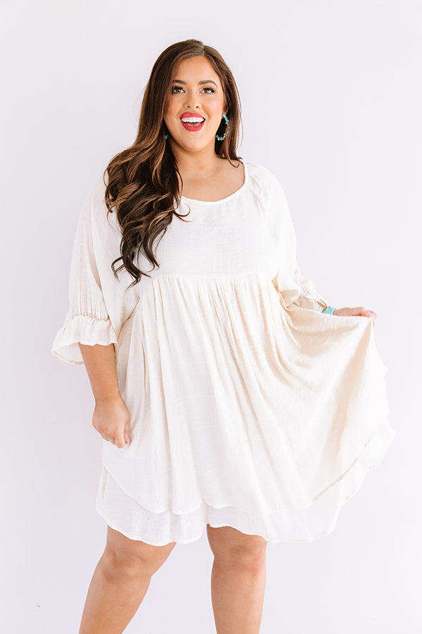 Sand And Sippin' Babydoll Dress Curves Image - 3