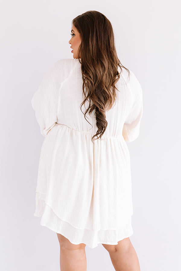 Sand And Sippin' Babydoll Dress Curves Image - 5