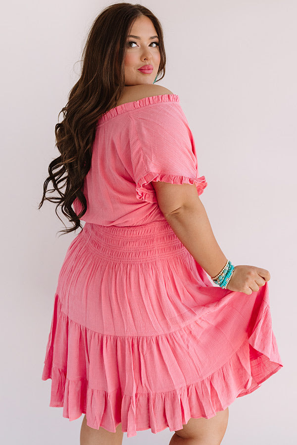 Mediterranean Moment Dress In Pink Curves Image - 2