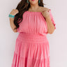 Mediterranean Moment Dress In Pink Curves Image - 1