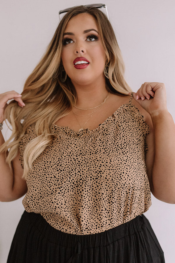 Sydney Spotlight Cheetah Print Shift Tank Curves Image - 2