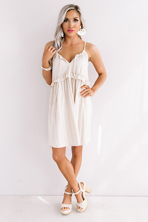 Bayside Babe Babydoll Dress In Birch Image - 4