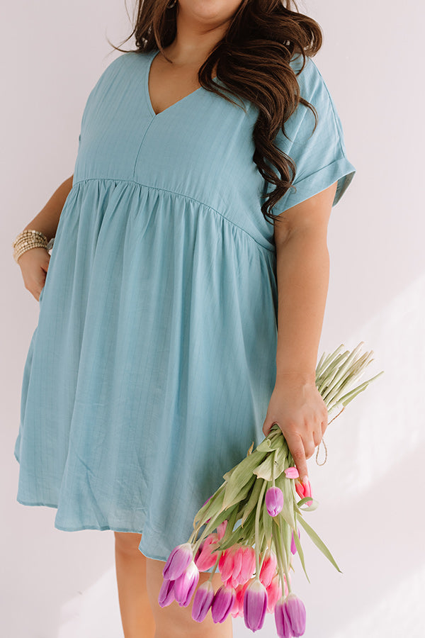 Pretty In Punta Cana Babydoll Dress In Limpet Shell Curves Image - 2