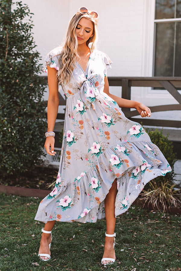 Grace And Charm Floral Midi Image - 2