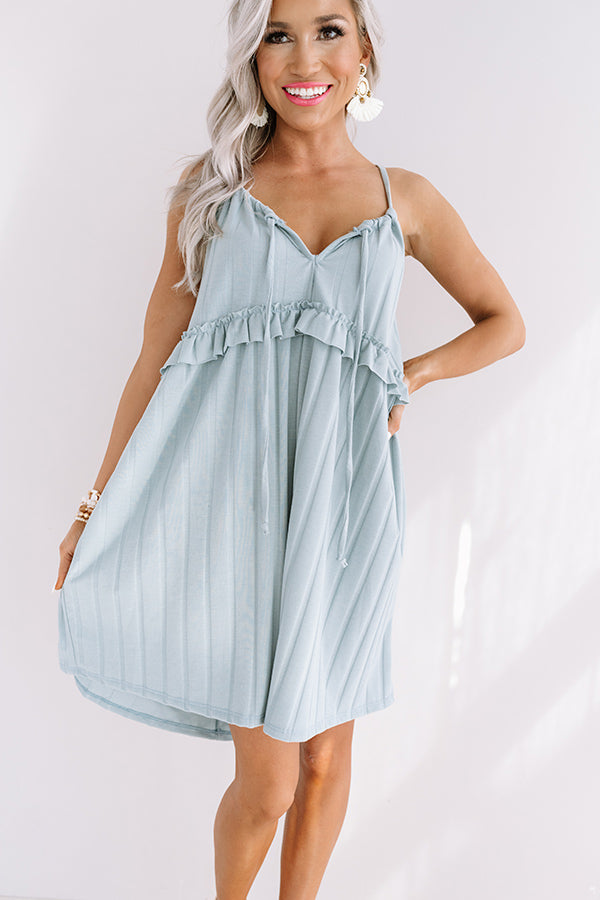 Bayside Babe Babydoll Dress in Limpet Shell Image - 2