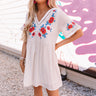 Here And Luau Embroidered Shift Dress Image - 1