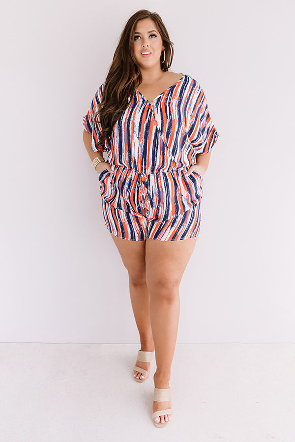 Sangria And Sunshine Romper  Curves Image - 1