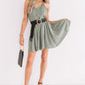 Chic Surroundings Shift Dress In Sage Image - 1