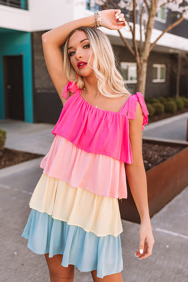 Bora Bora Beautiful Tier Dress Image - 5