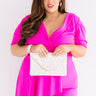 Edge Of Elegance Romper In Fuchsia  Curves Image - 1
