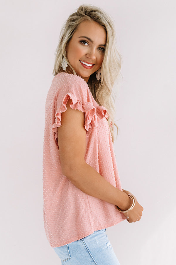 Sippin' In St. Thomas Shift Top In Pink Image - 3