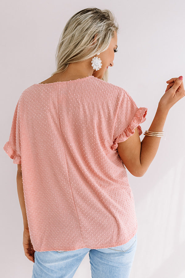 Sippin' In St. Thomas Shift Top In Pink Image - 4