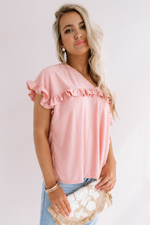 Sippin' In St. Thomas Shift Top In Pink Image - 2