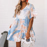 Turks And Cuties Tie Dye Shift Dress Image - 1