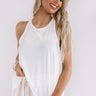 Cool In Capri Shift Tank In White Image - 1