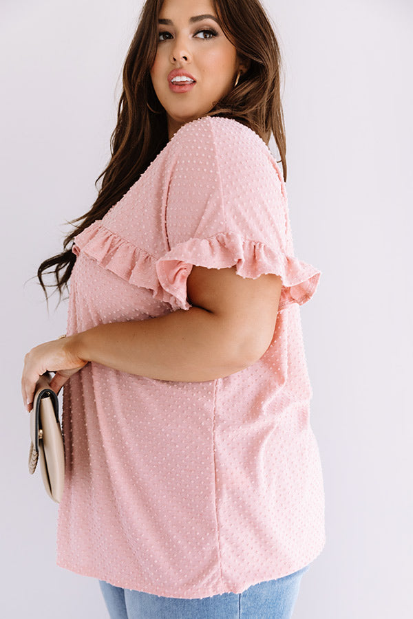 Sippin' In St. Thomas Shift Top In Pink Curves Image - 3