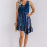 Cayman Isle Cutie Crochet Dress In Navy Image - 1