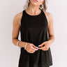 Cool In Capri Shift Tank In Black Image - 1