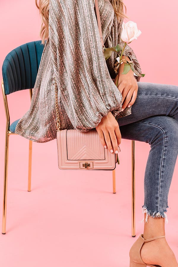 A Moment's Notice Crossbody In Blush