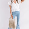 Beachy Brilliance Crochet Top In White Image - 1