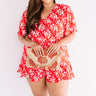 Cocktails And Cabanas Romper In Red Curves Image - 1