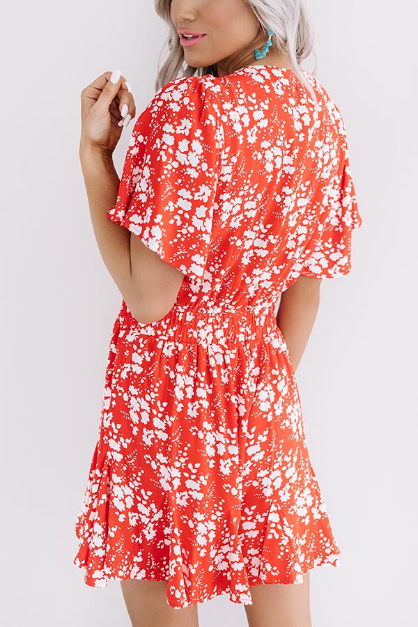 Cocktails And Cabanas Romper In Red Image - 4