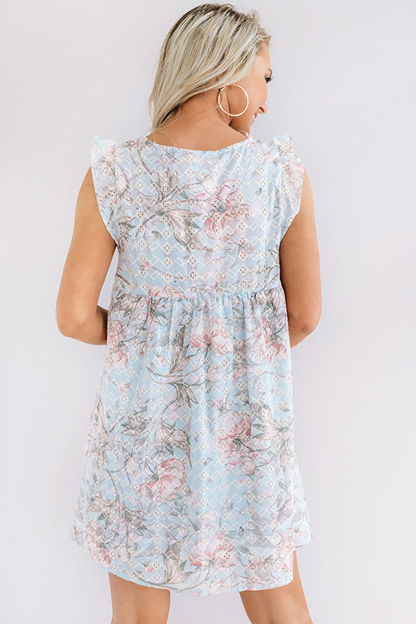 Floral Refresh Eyelet Dress Image - 4