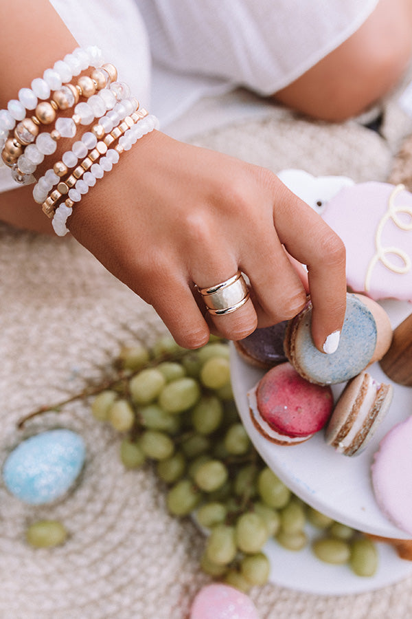 Kendra Scott Terra Ring Set In Gold Image - 4