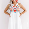 Paradise Please Embroidered Shift Dress Image - 1