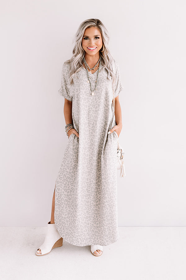 Heart Of The City Leopard Maxi in Taupe Image - 1