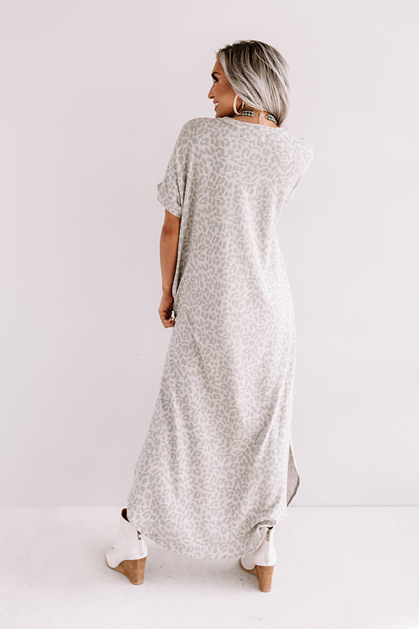 Heart Of The City Leopard Maxi in Taupe Image - 5