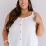 Patio Pretty Waffle Knit Tank In White Curves Image - 1