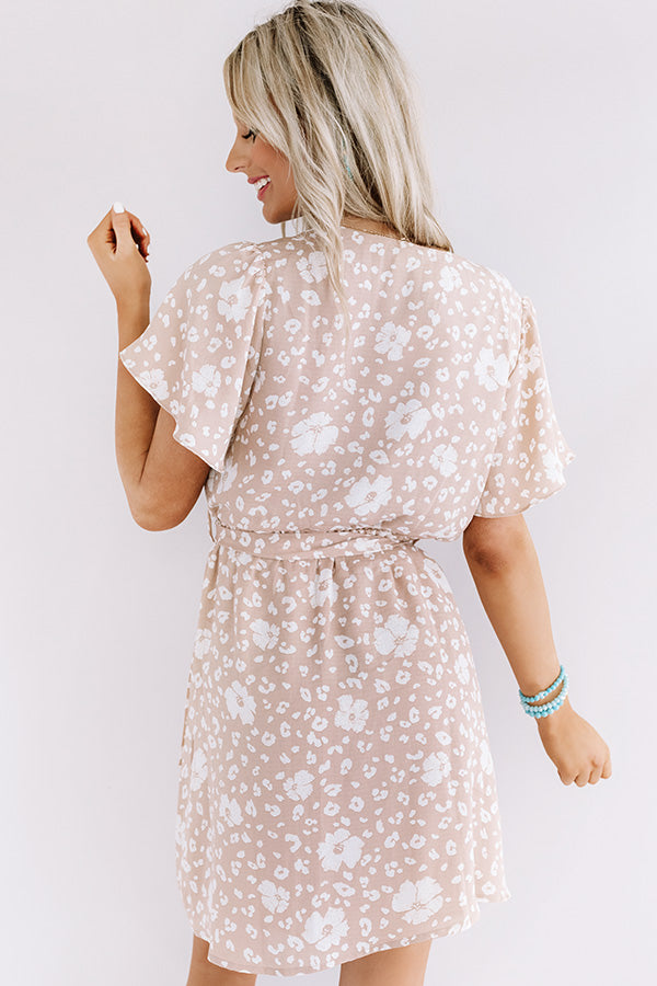 Heart Full Of Happiness Dress In Warm Taupe Image - 4