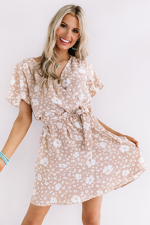 Heart Full Of Happiness Dress In Warm Taupe Image - 5