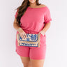 Hit Refresh Romper In Rose Curves Image - 1