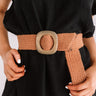 Chic Showstopper Woven Belt In Maple Image - 1