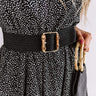 Chic Soleil Woven Belt In Black Image - 1