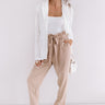 Style Session High Waist Trousers In Iced Mocha Image - 1