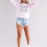 The Bags Under My Eyes Sweatshirt In Pink Image - 1