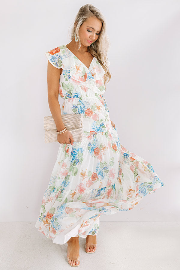 Rose Garden Romance Maxi Dress Image - 4