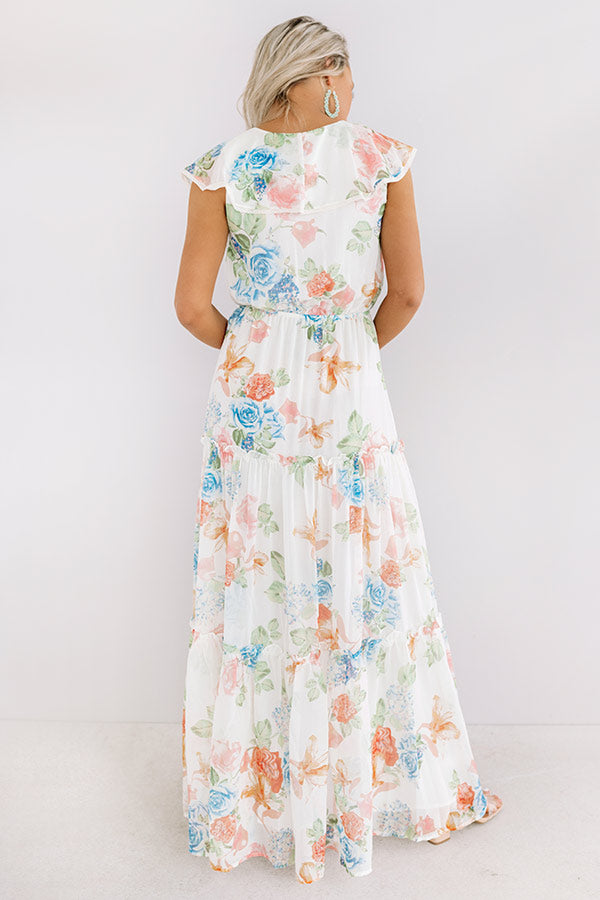 Rose Garden Romance Maxi Dress Image - 5