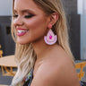 Treasure Of Tulum Earrings In Pink Image - 1