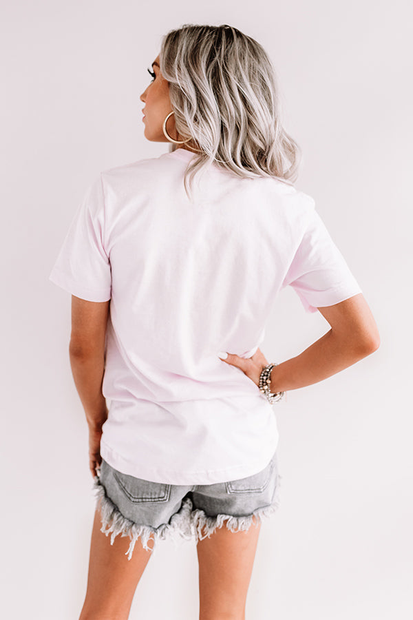 Mama Shift Tee In Pink Image - 4