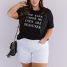 The Bags Under My Eyes Shift Tee In Black Curves Image - 1