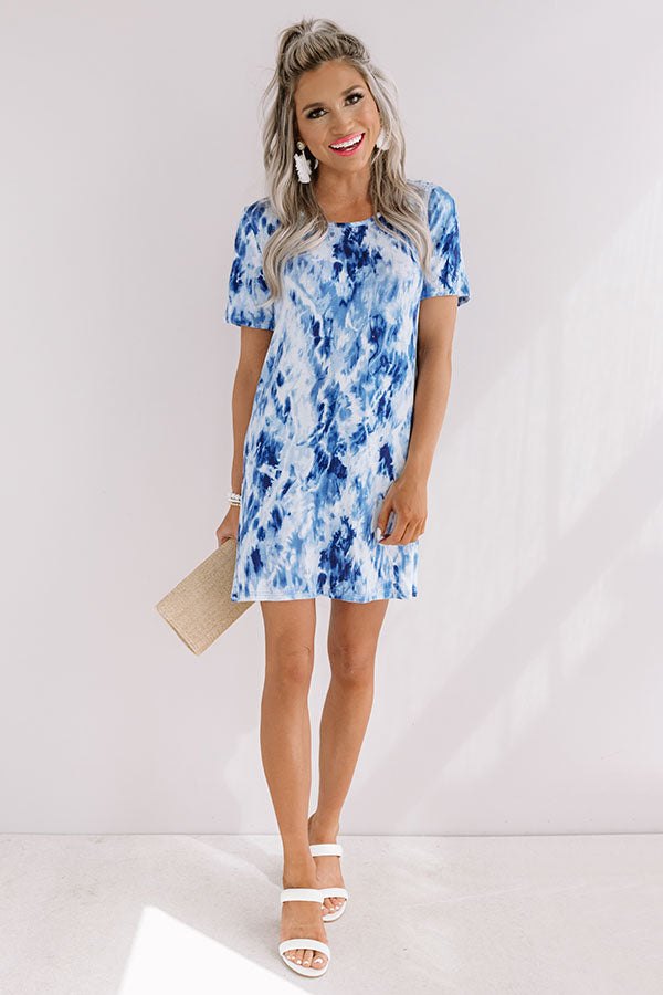 Tide Pool Tie Dye Tunic Dress Image - 1