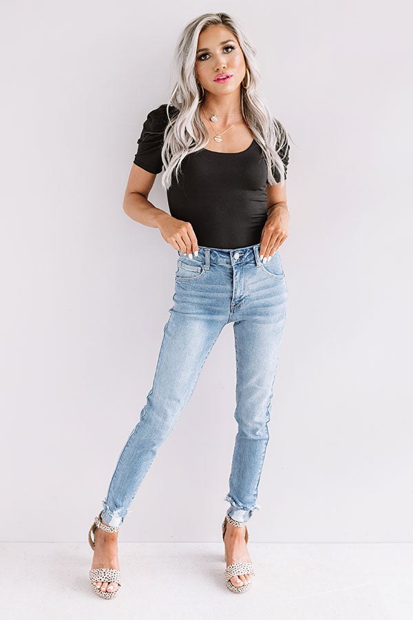 The Shea Midrise Ankle Skinny in Light Wash Image - 1