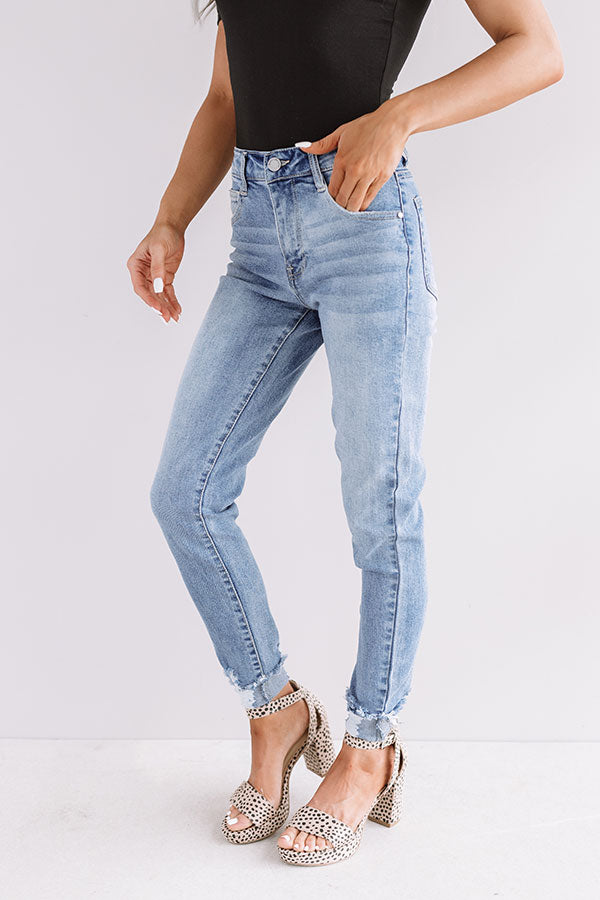 The Shea Midrise Ankle Skinny in Light Wash Image - 2