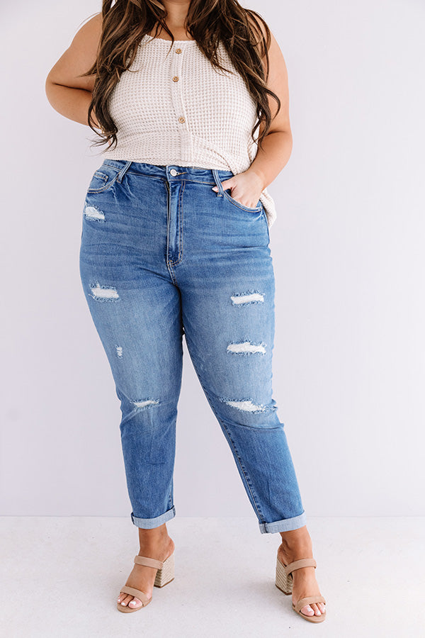 The Drew High Waist Relaxed Skinny Curves Image - 3