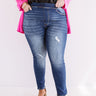 The Rylan High Waist Skinny In Dark Wash   Curves Image - 1